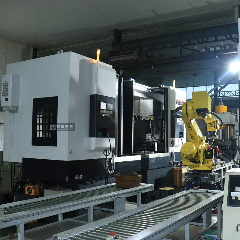 數控立車生產線試機視頻
