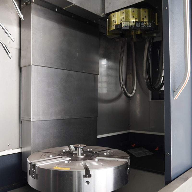 小型數控立車700數控立式車床高速高精密數控立車