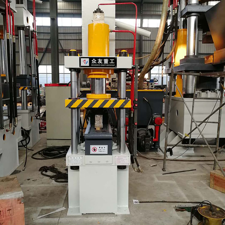禽啄磚100噸粉末成型液壓機三梁四柱油壓機