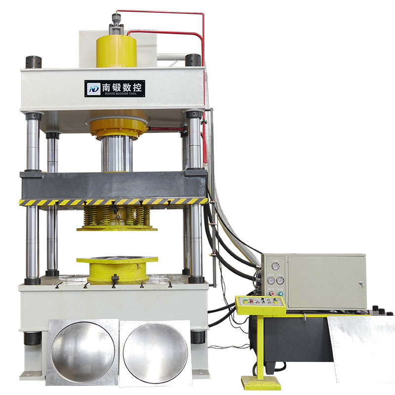 衛星鍋蓋落料切邊成型油壓機315噸四柱壓力機