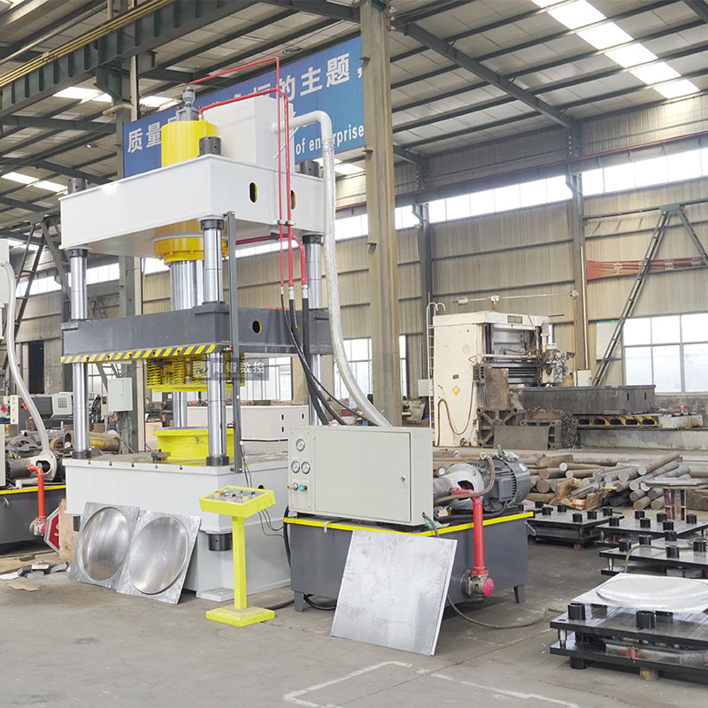 衛星鍋蓋落料切邊成型油壓機315噸四柱壓力機