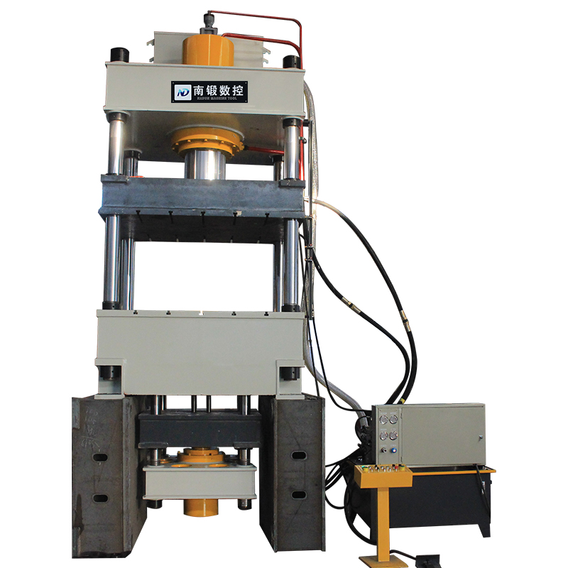 200噸三梁四柱油壓機鋁合金多次拉伸成型視頻