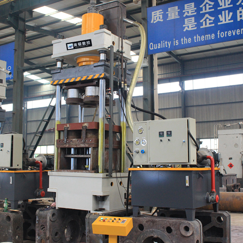 100T四柱油壓機(jī) 100噸塑料菜板砧板熱壓成型液壓機(jī)