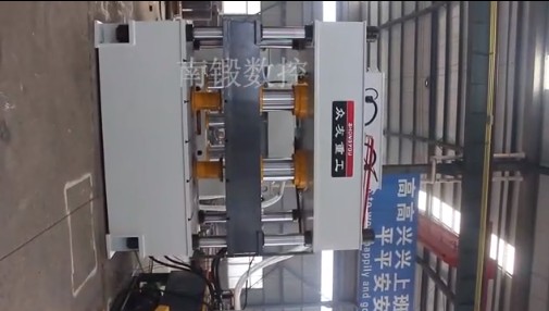 500噸油壓機(jī)雙缸大臺面定制四柱壓機(jī)試機(jī)視頻