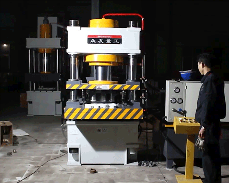 315噸硼砂粉末成型四柱液壓機