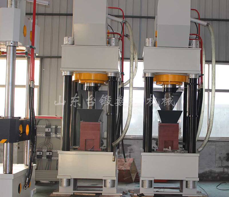 廠家直銷金屬屑鐵屑壓塊壓餅機500噸粉末鐵屑加工成型油壓機液壓機