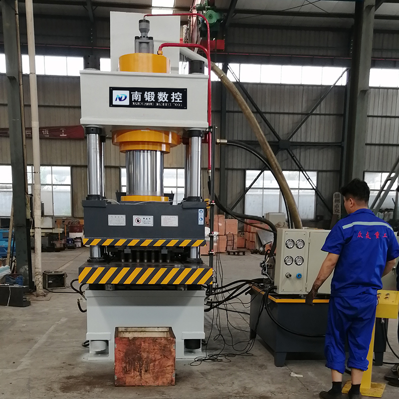 315噸育苗塊粉末成型四柱壓機營養土成型油壓機