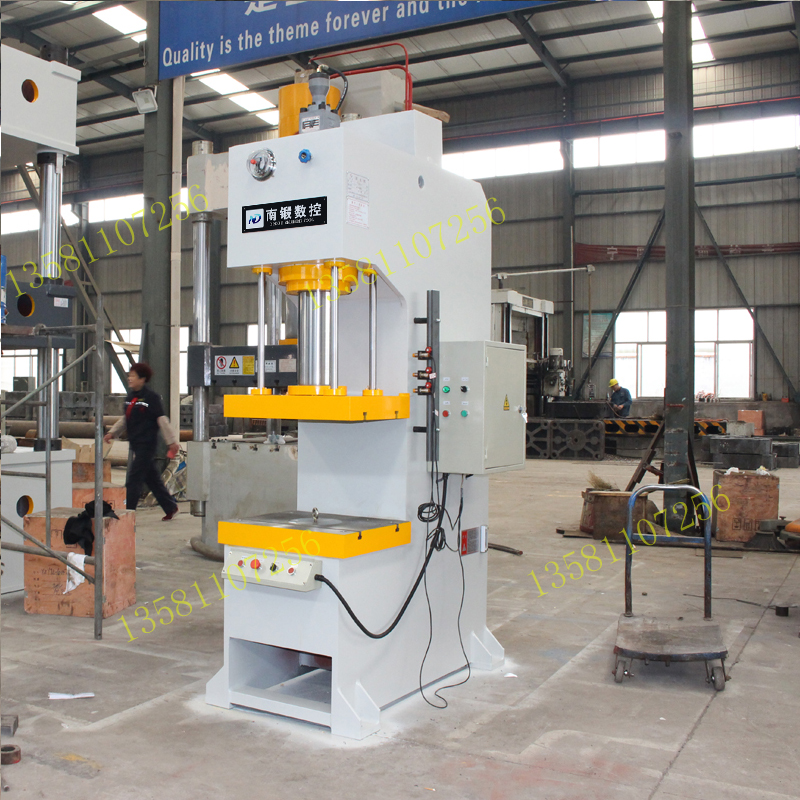 滕州63噸單臂電機定子壓裝成型液壓機 現貨63t軸承壓裝油壓機