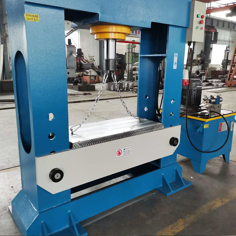 100t龍門油壓機，校直壓裝油壓機