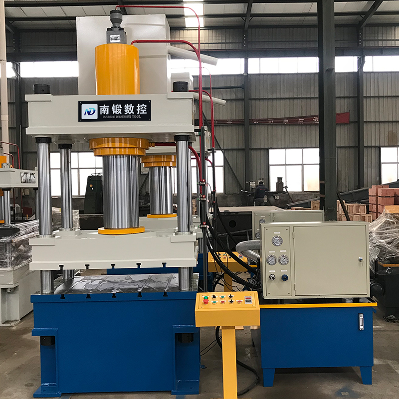 100T不銹鋼成型油壓機，100噸三梁四柱油壓機