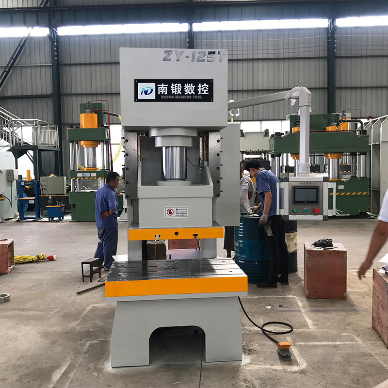 滕州125t液壓沖床125T快速沖壓沖孔成型液壓機伺服系統壓力機