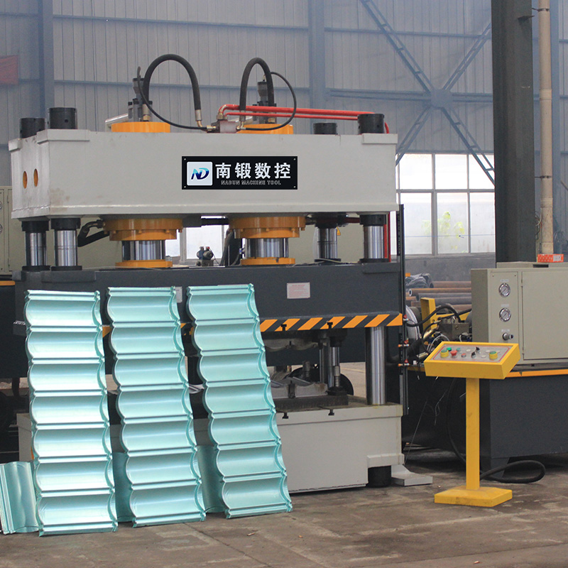 金屬瓦仿古瓦彩石瓦成型液壓機315噸四柱油壓機