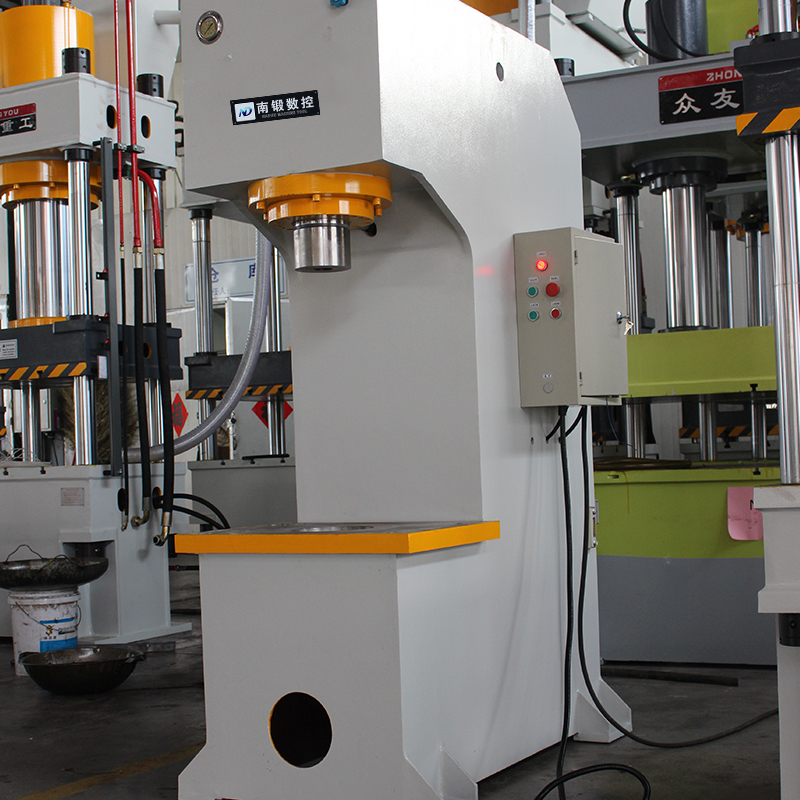 單臂液壓機100噸單柱油壓機C型壓力機滕州南鍛數控